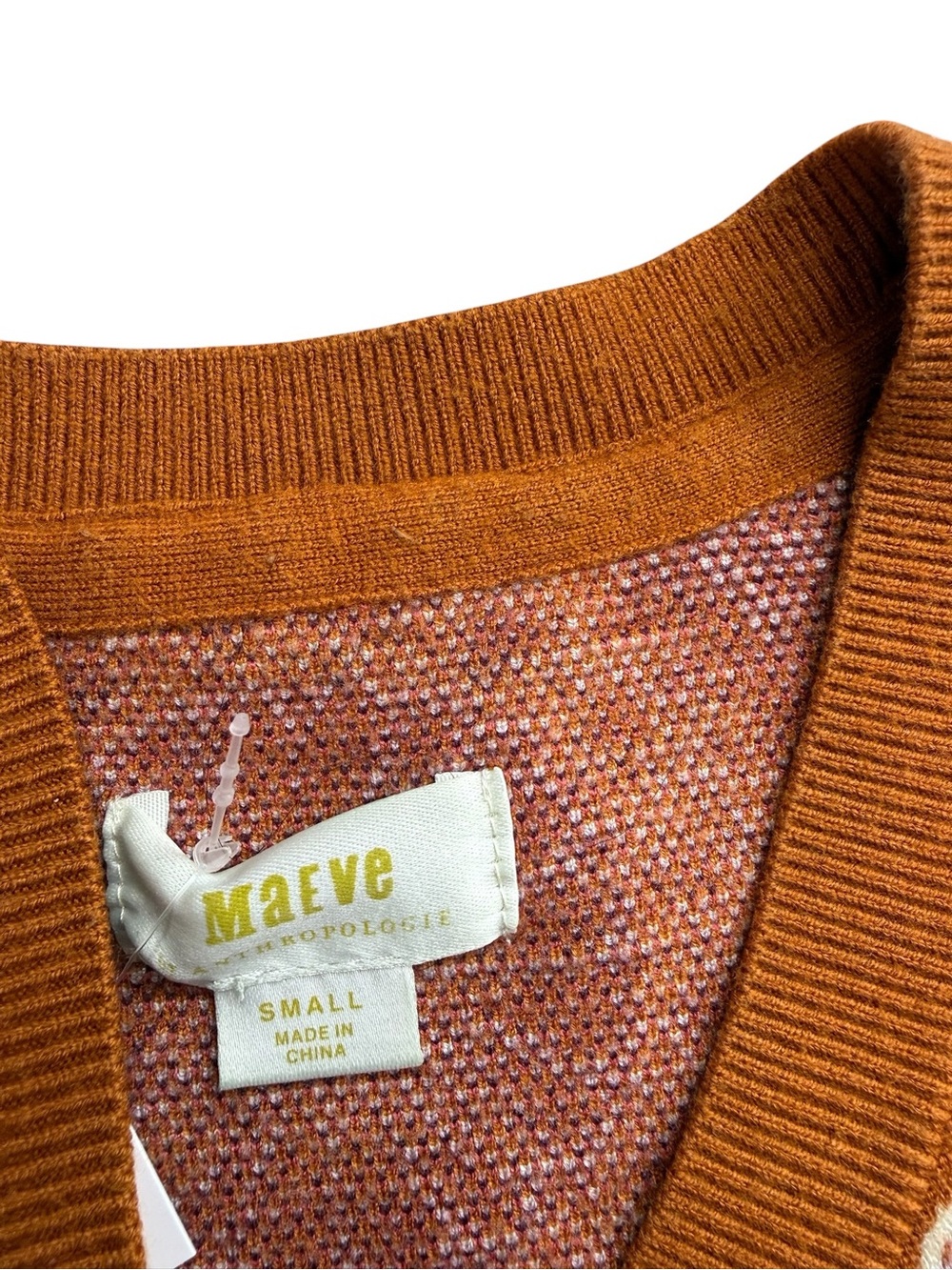 Maeve by Anthropologie Vera Jacquard Sweater Vest Size S M0946 - Picture 5 of 9
